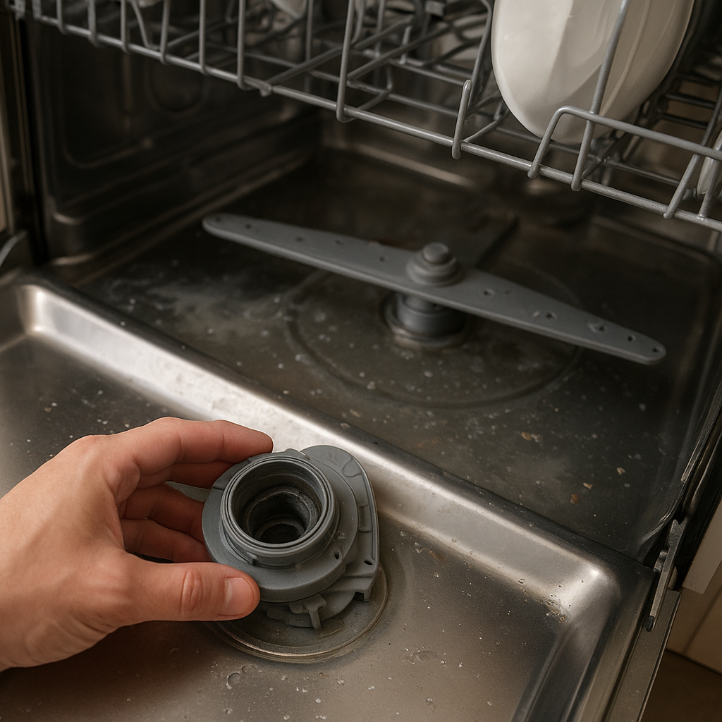 Jakie są objawy awarii pompy wody w zmywarce?