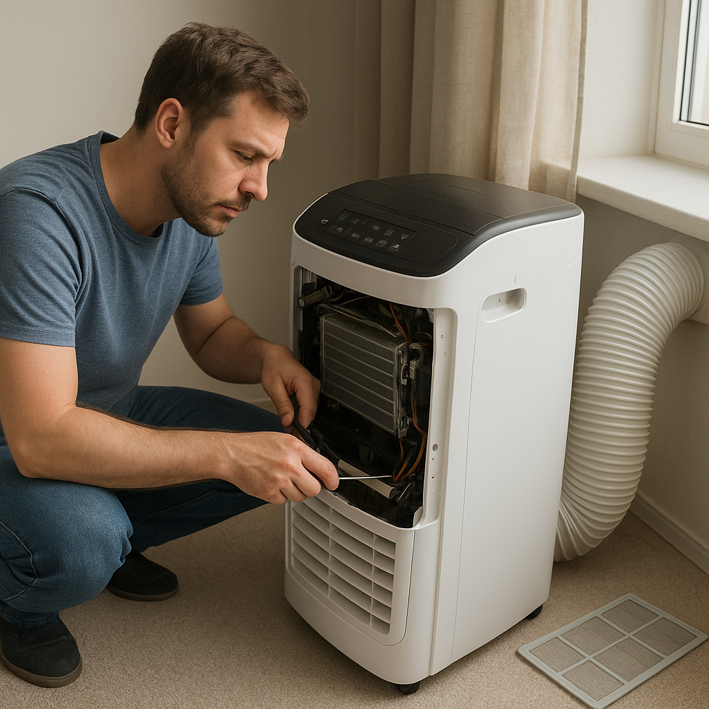 Jak naprawić klimatyzator przenośny, który nie chłodzi?